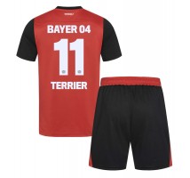 Bayer Leverkusen Martin Terrier #11 Koszulka Podstawowa dzieci 2024-25 Krótki Rękaw (+ krótkie spodenki)